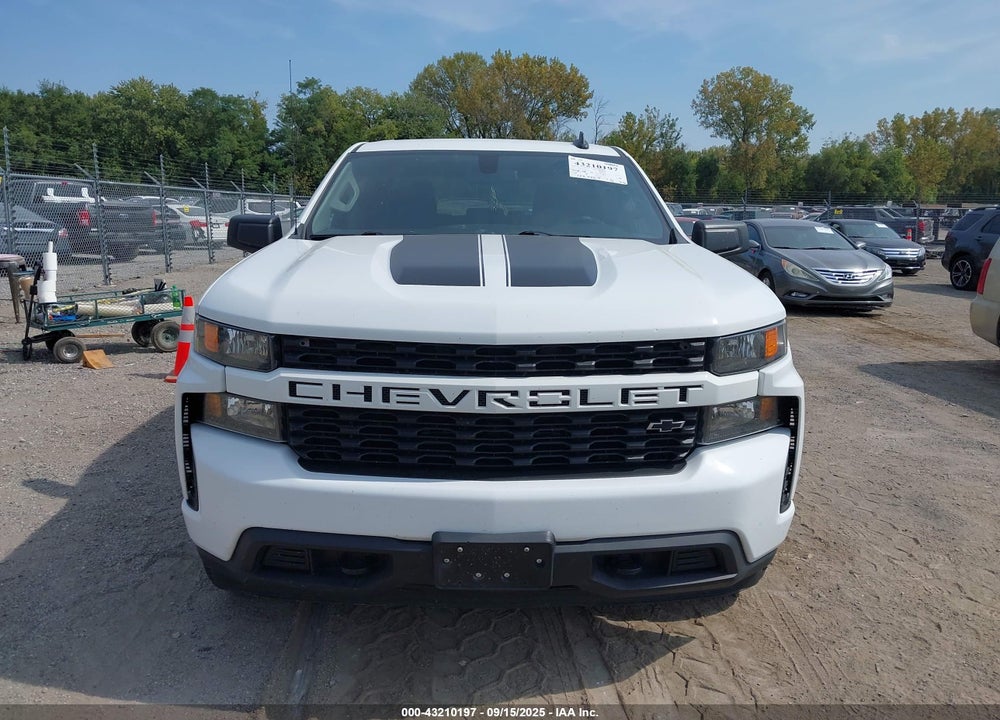 2022 CHEVROLET SILVERADO 1500 LTD 4WD SHORT BED CUSTOM VIN: 1GCPYBEK9NZ140077