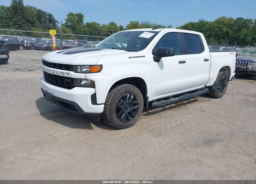 2022 CHEVROLET SILVERADO 1500 LTD 4WD SHORT BED CUSTOM VIN: 1GCPYBEK9NZ140077