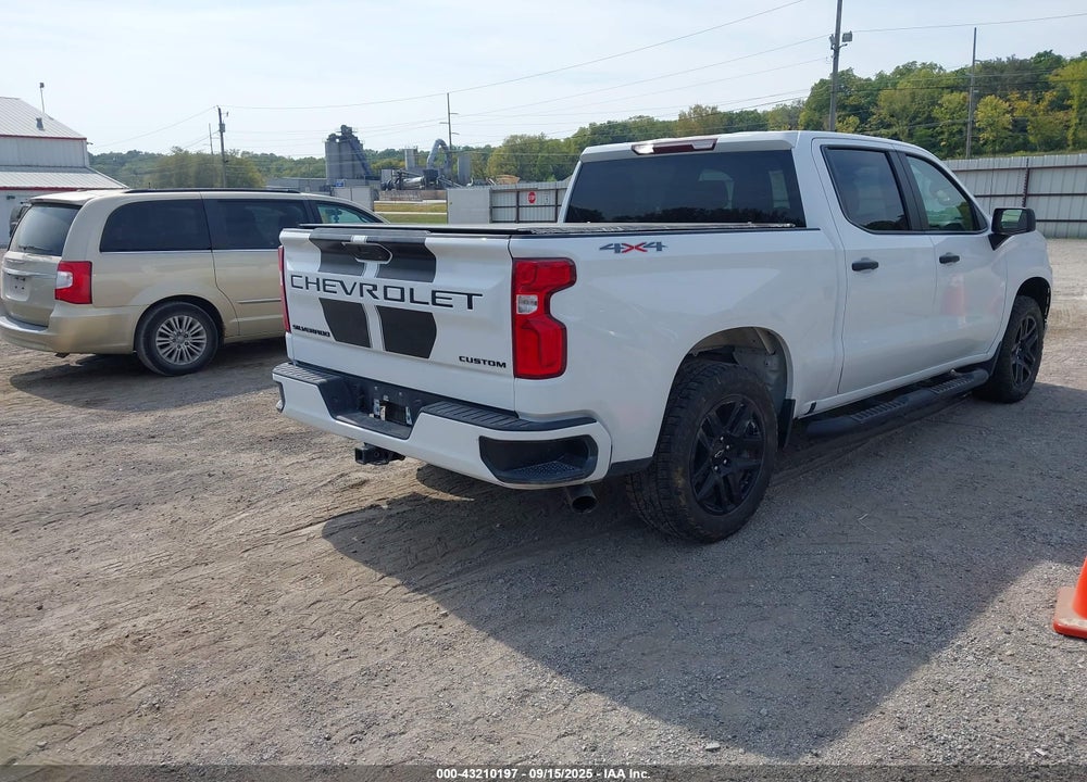 2022 CHEVROLET SILVERADO 1500 LTD 4WD SHORT BED CUSTOM VIN: 1GCPYBEK9NZ140077