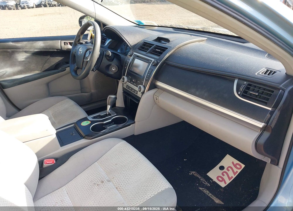 2012 TOYOTA CAMRY LE VIN: 4T4BF1FK4CR194617