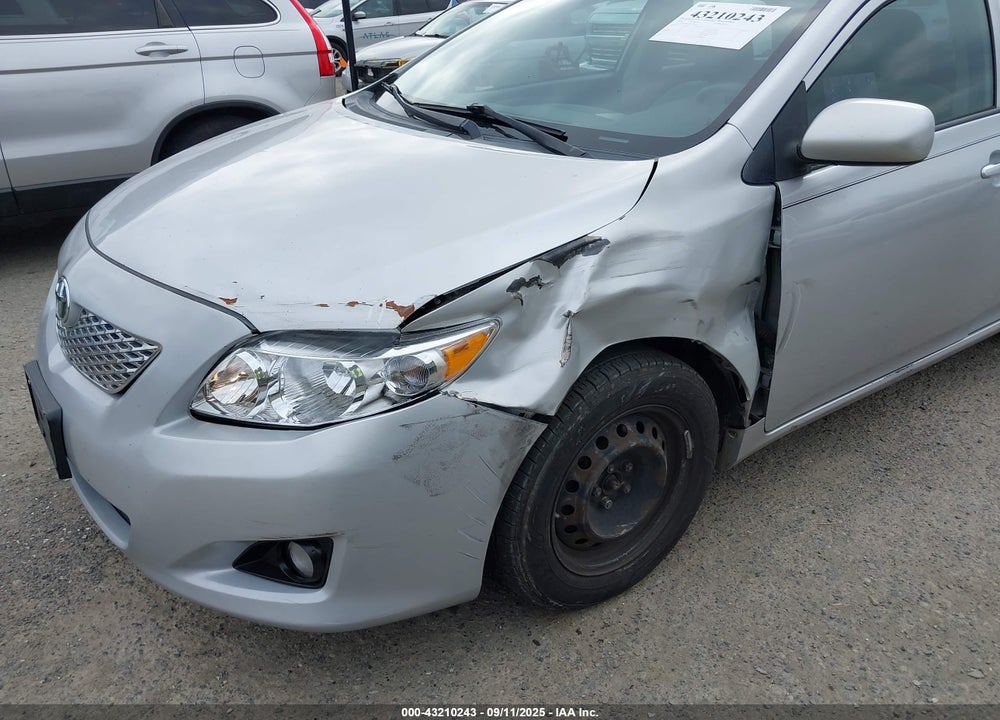 2009 TOYOTA COROLLA VIN: 2T1BU40E19C129092