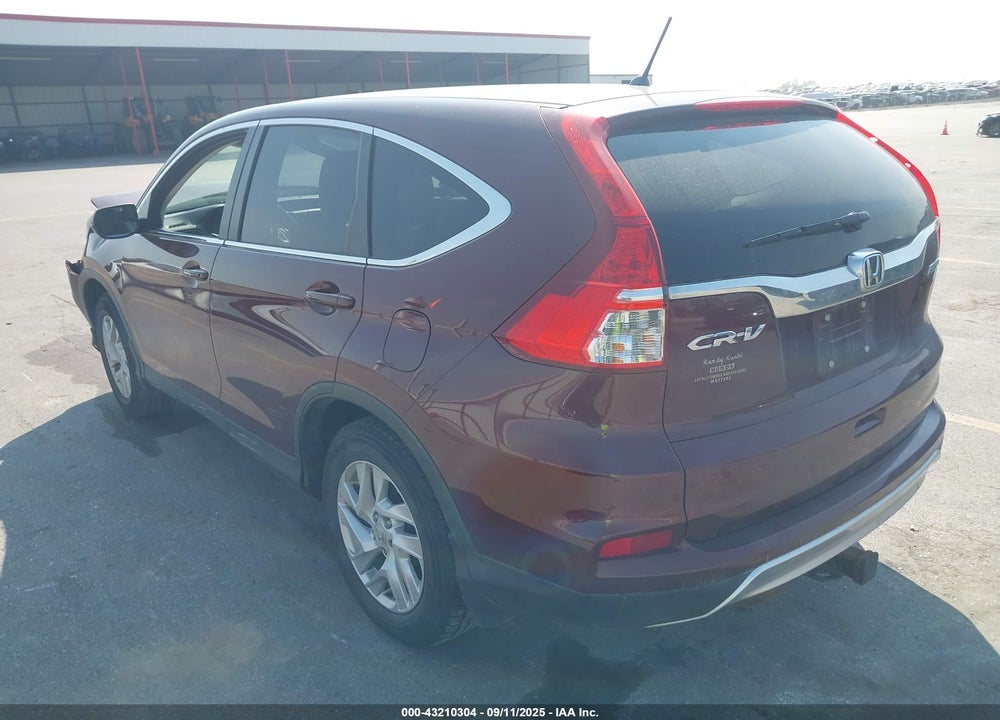 2015 HONDA CR-V VIN: 5J6RM4H53FL099238