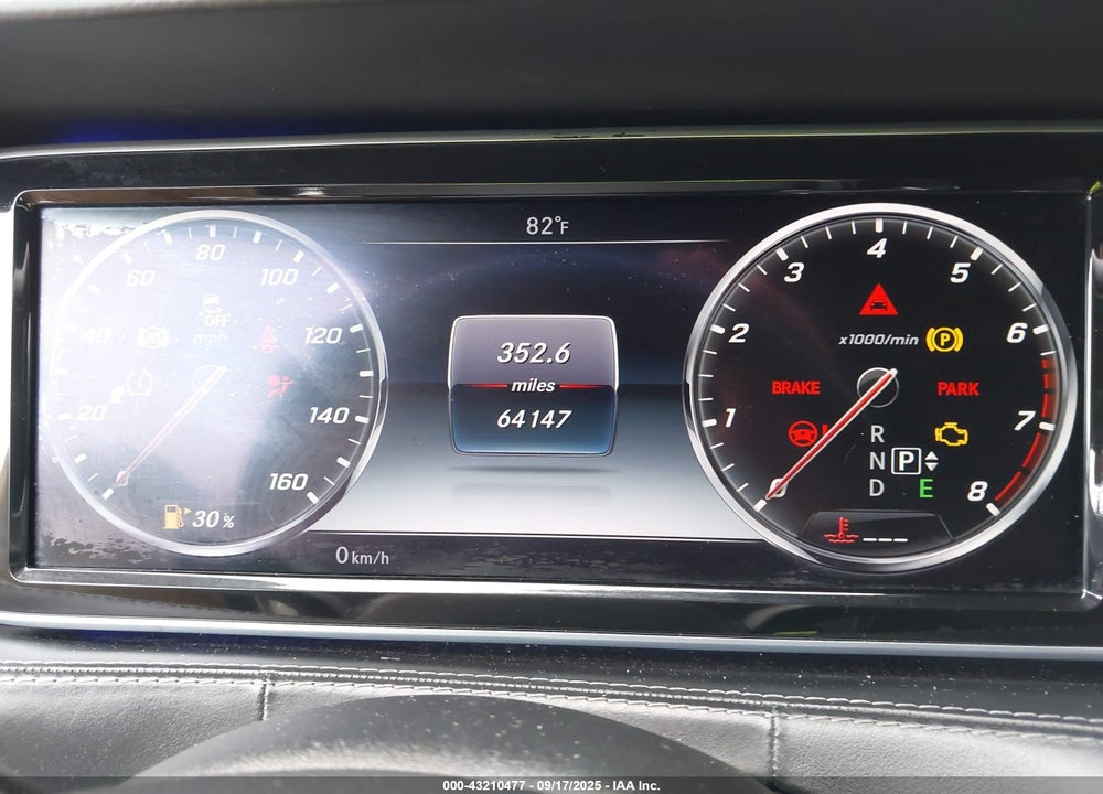 2015 MERCEDES-BENZ S 550 4MATIC VIN: WDDXJ8FB6FA007885