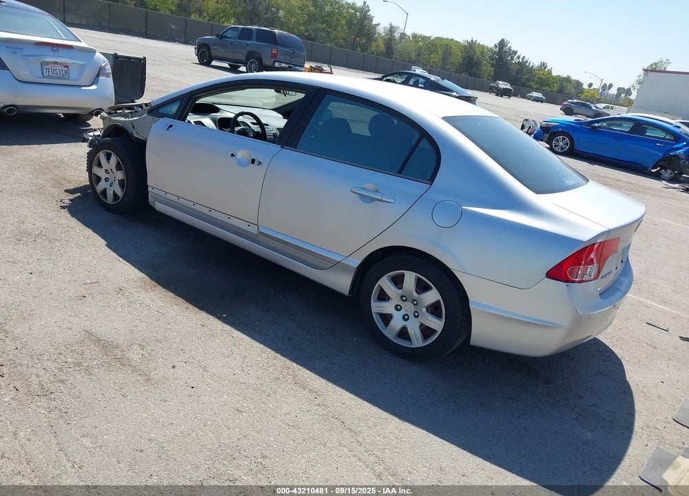 2006 HONDA CIVIC LX VIN: 1HGFA16586L067776