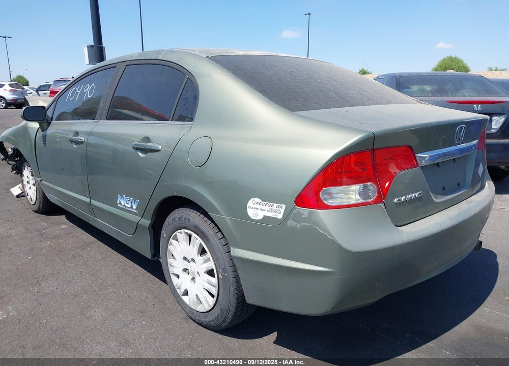 2009 HONDA CIVIC VIN: 1HGFA46539L000346