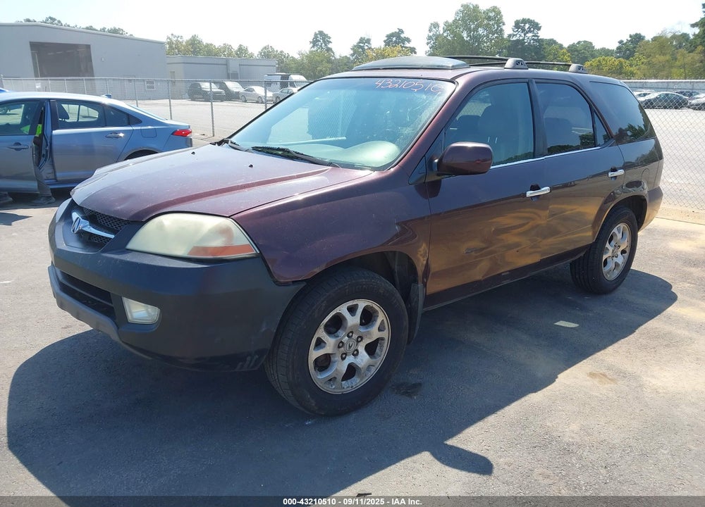 2001 ACURA MDX VIN: 2HNYD18621H518866