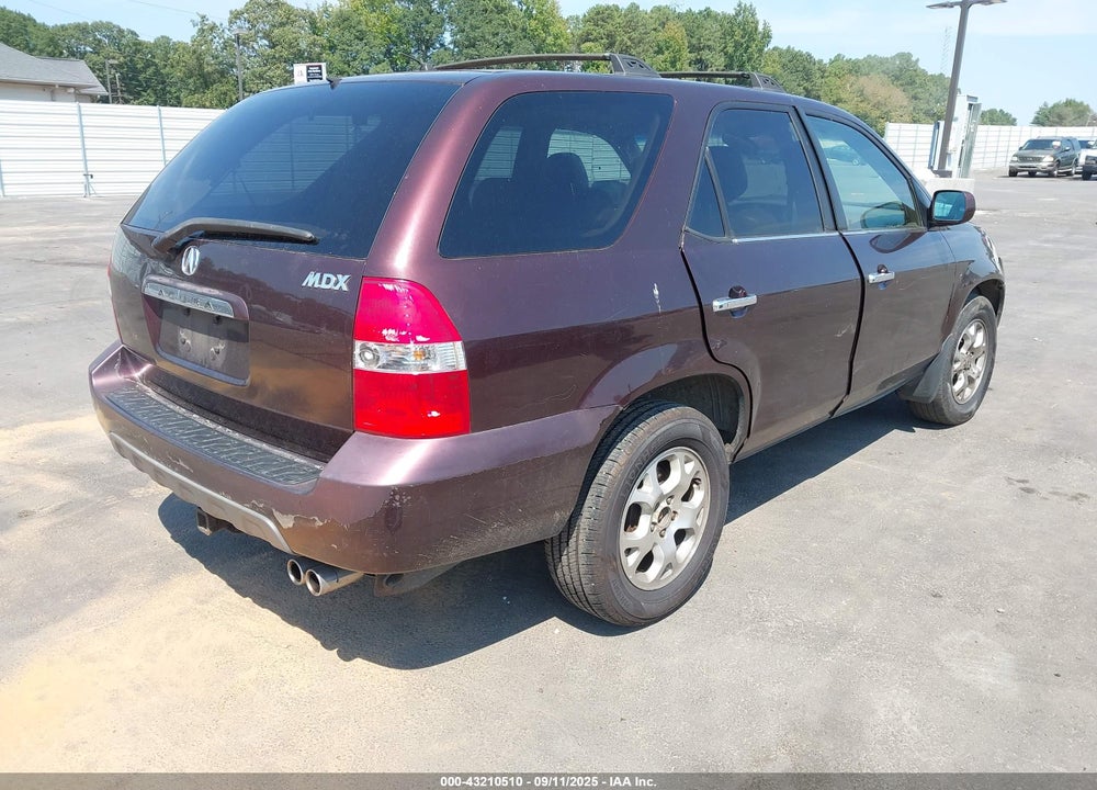 2001 ACURA MDX VIN: 2HNYD18621H518866