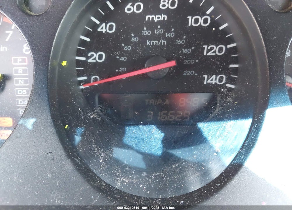 2001 ACURA MDX VIN: 2HNYD18621H518866