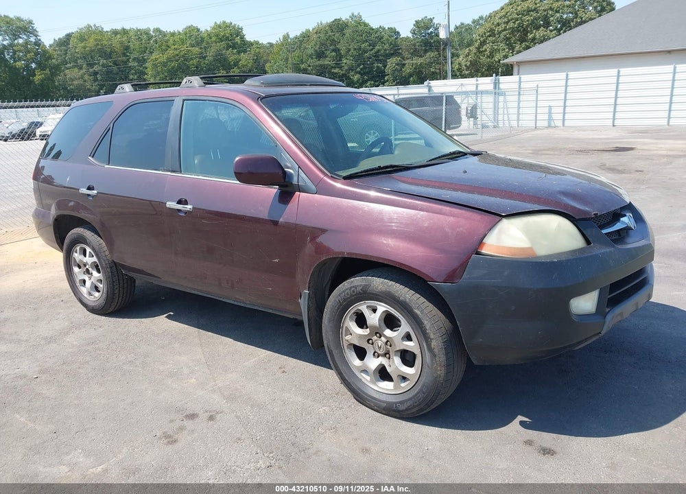2001 ACURA MDX VIN: 2HNYD18621H518866