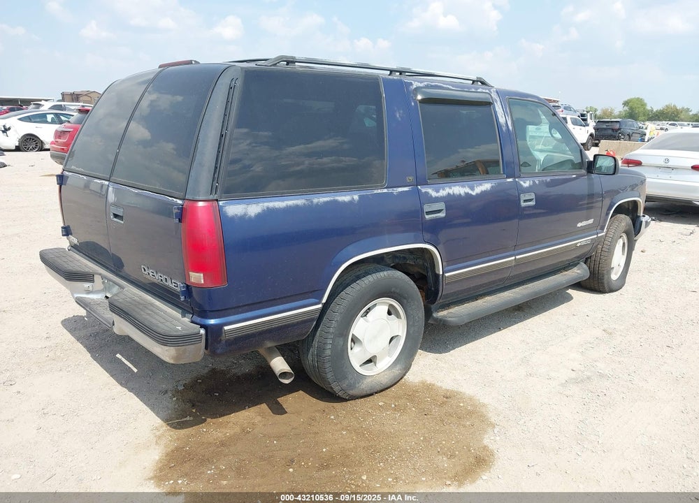 1996 CHEVROLET TAHOE VIN: 1GNEK13R2TJ344273