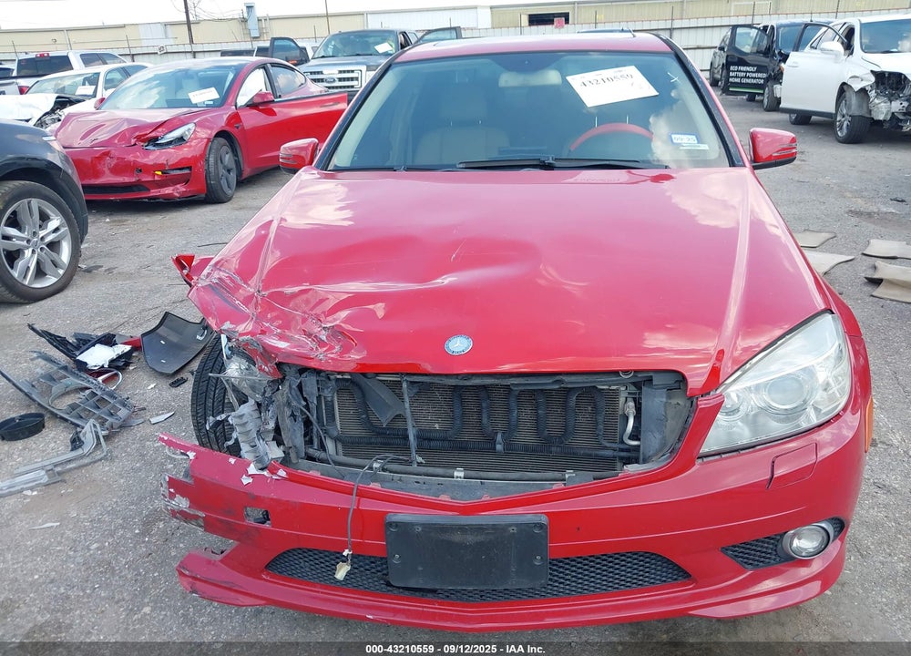 2010 MERCEDES-BENZ C CLASS VIN: WDDGF8BB8AF448078