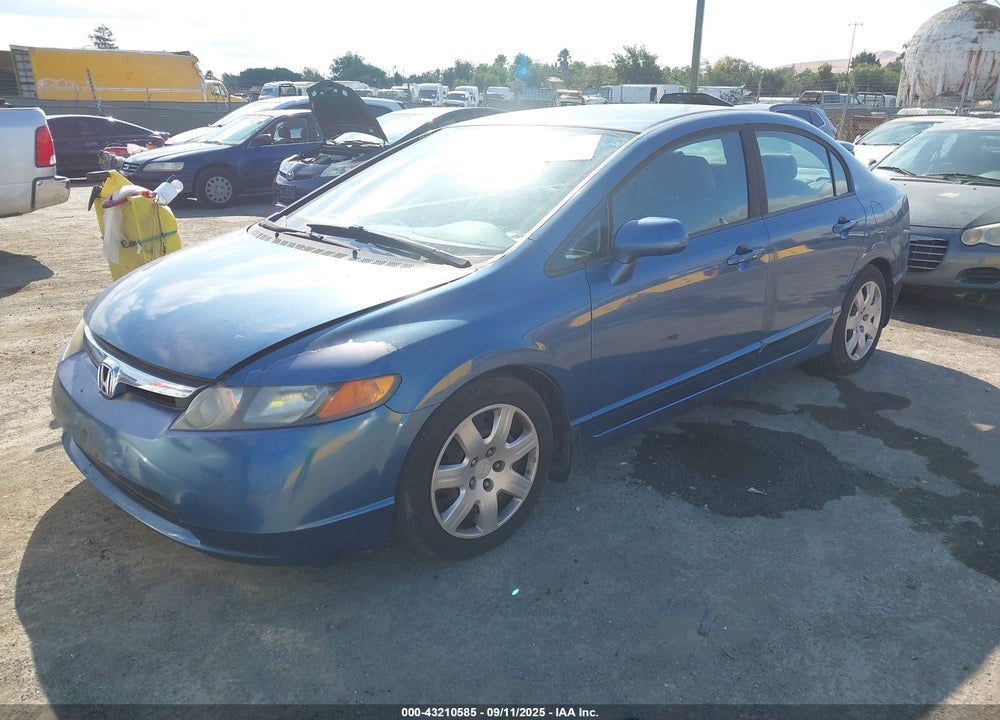 2008 HONDA CIVIC LX VIN: 1HGFA16588L010612