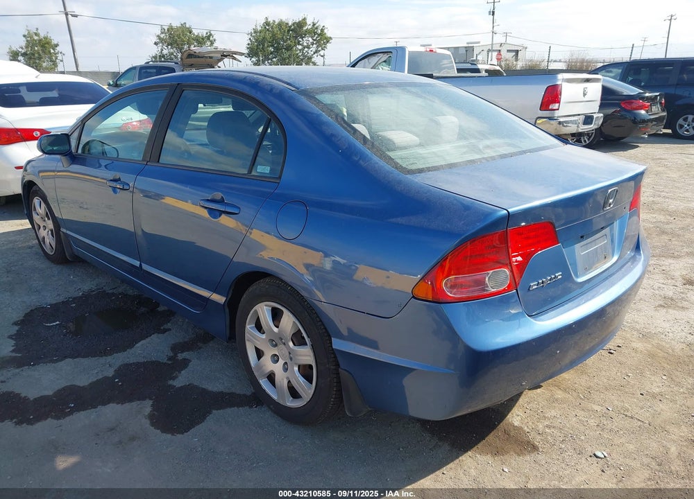 2008 HONDA CIVIC LX VIN: 1HGFA16588L010612