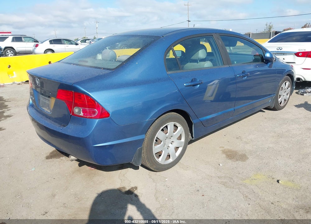 2008 HONDA CIVIC LX VIN: 1HGFA16588L010612