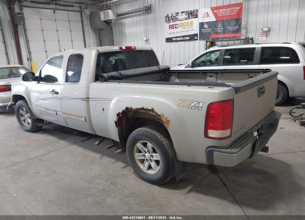 2007 GMC SIERRA 1500 SLE1 VIN: 1GTEK19087Z597493