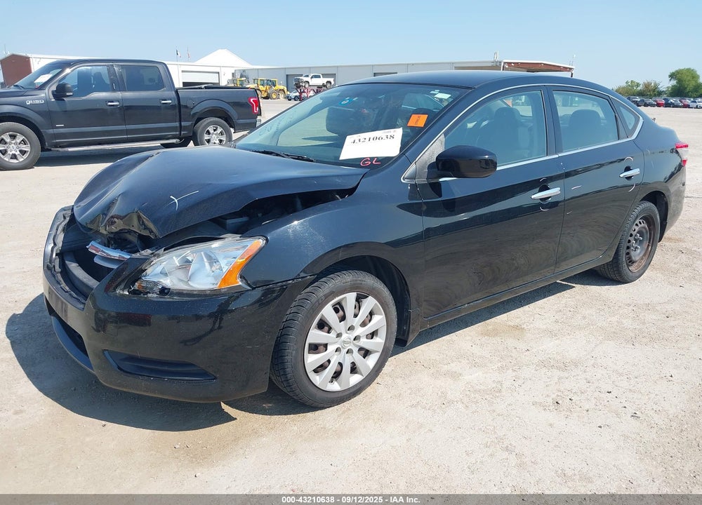 2014 NISSAN SENTRA S VIN: 3N1AB7AP1EL682693