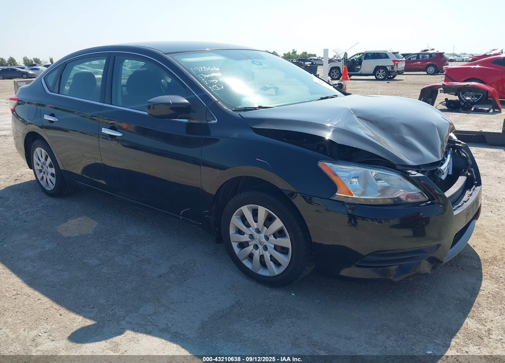 2014 NISSAN SENTRA S VIN: 3N1AB7AP1EL682693