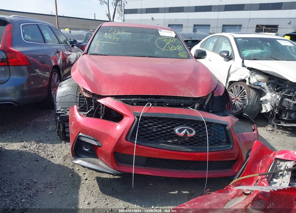 2021 INFINITI Q50 RED SPORT 400 AWD VIN: JN1FV7DR6MM880488