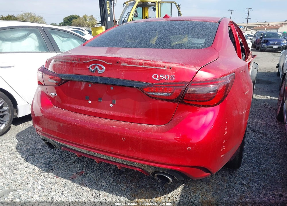 2021 INFINITI Q50 RED SPORT 400 AWD VIN: JN1FV7DR6MM880488