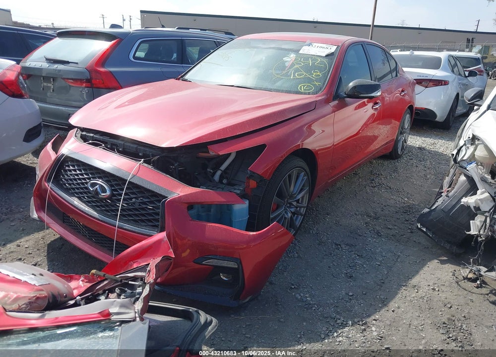 2021 INFINITI Q50 RED SPORT 400 AWD VIN: JN1FV7DR6MM880488