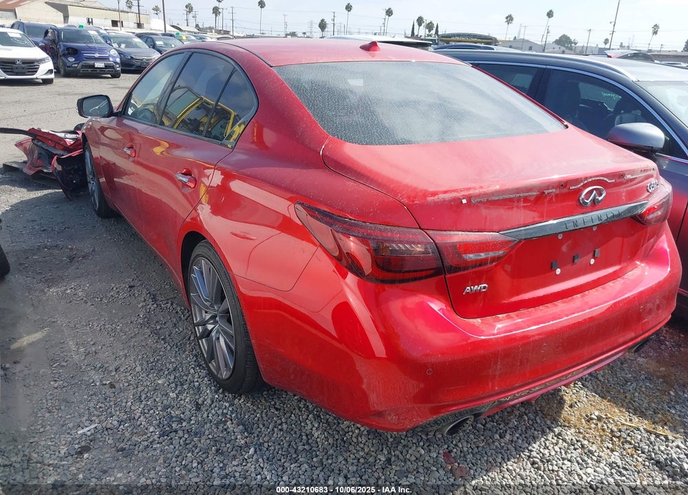 2021 INFINITI Q50 RED SPORT 400 AWD VIN: JN1FV7DR6MM880488