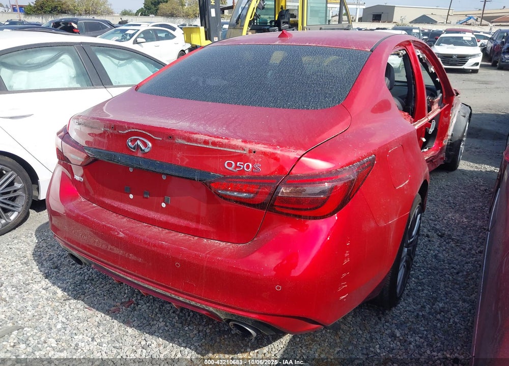 2021 INFINITI Q50 RED SPORT 400 AWD VIN: JN1FV7DR6MM880488