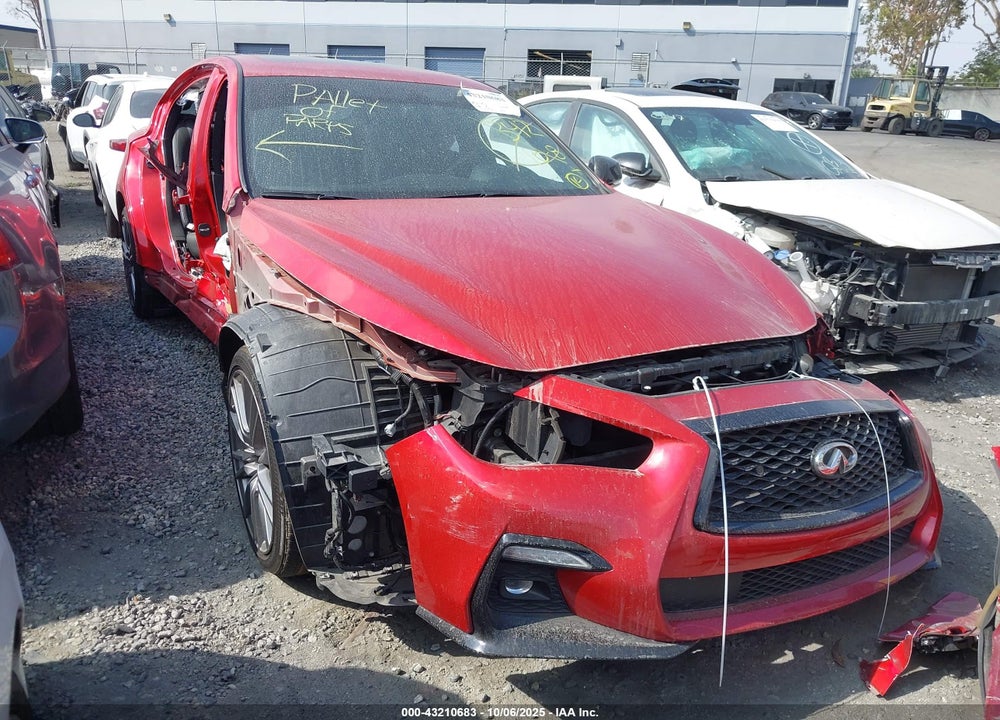 2021 INFINITI Q50 RED SPORT 400 AWD VIN: JN1FV7DR6MM880488