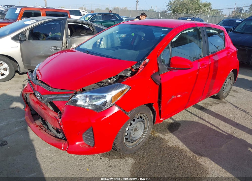 2016 TOYOTA YARIS VIN: VNKKTUD36GA058296