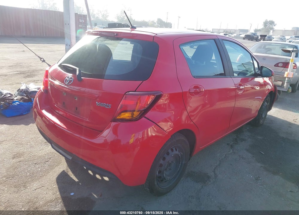 2016 TOYOTA YARIS VIN: VNKKTUD36GA058296