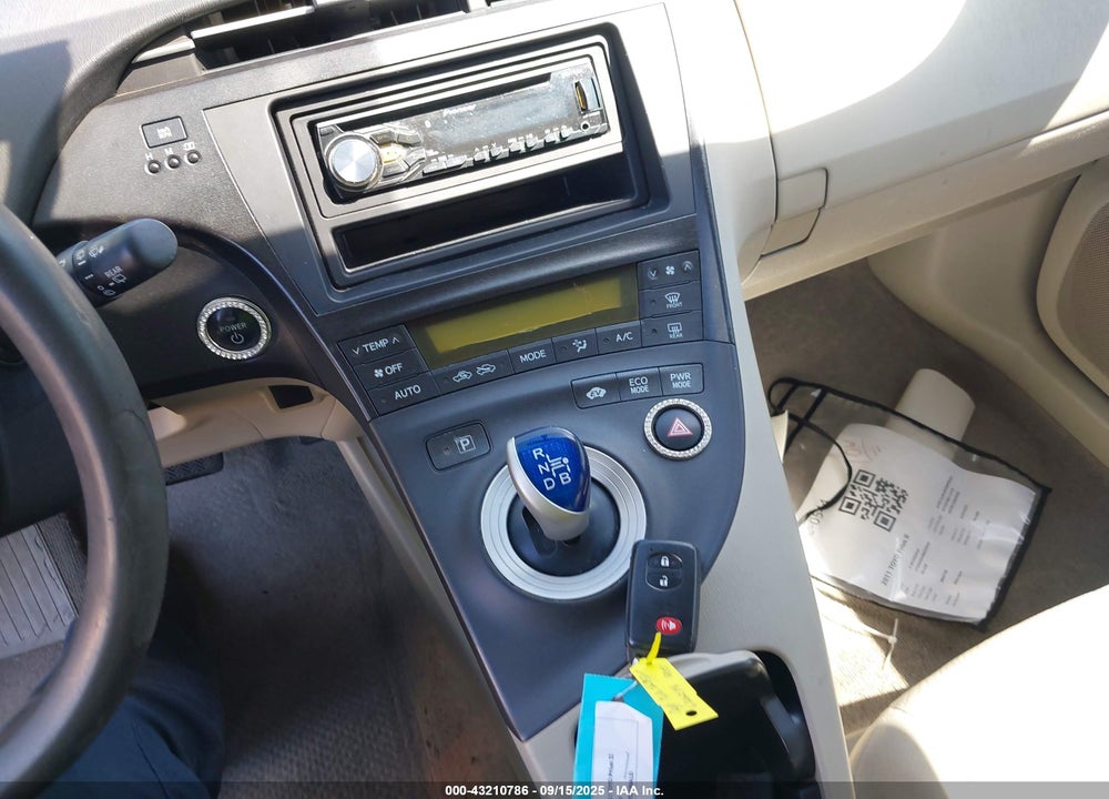 2011 TOYOTA PRIUS TWO VIN: JTDKN3DU5B0259448