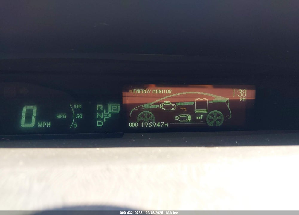 2011 TOYOTA PRIUS TWO VIN: JTDKN3DU5B0259448