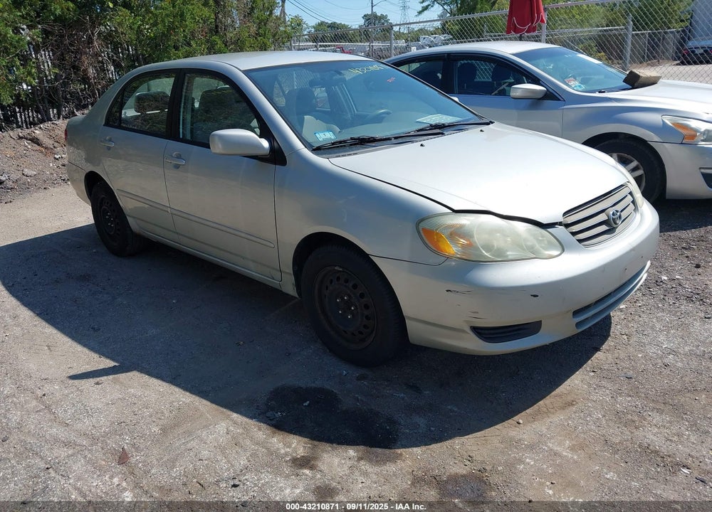 2004 TOYOTA COROLLA LE VIN: 2T1BR38E84C302258