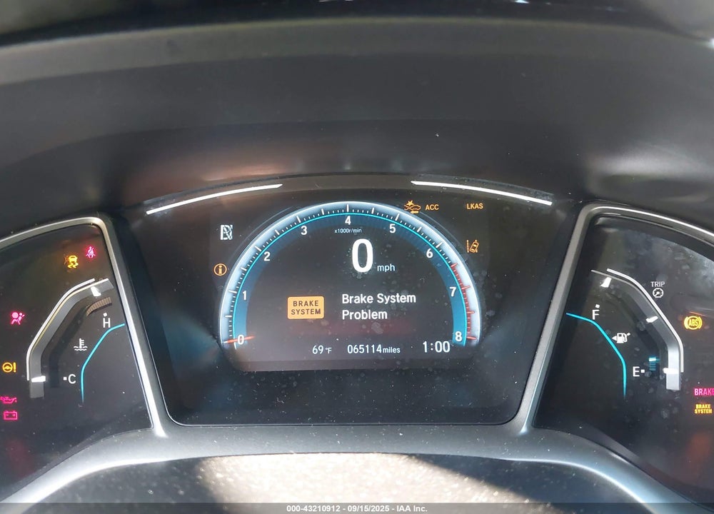 2021 HONDA CIVIC VIN: 2HGFC1F7XMH702793