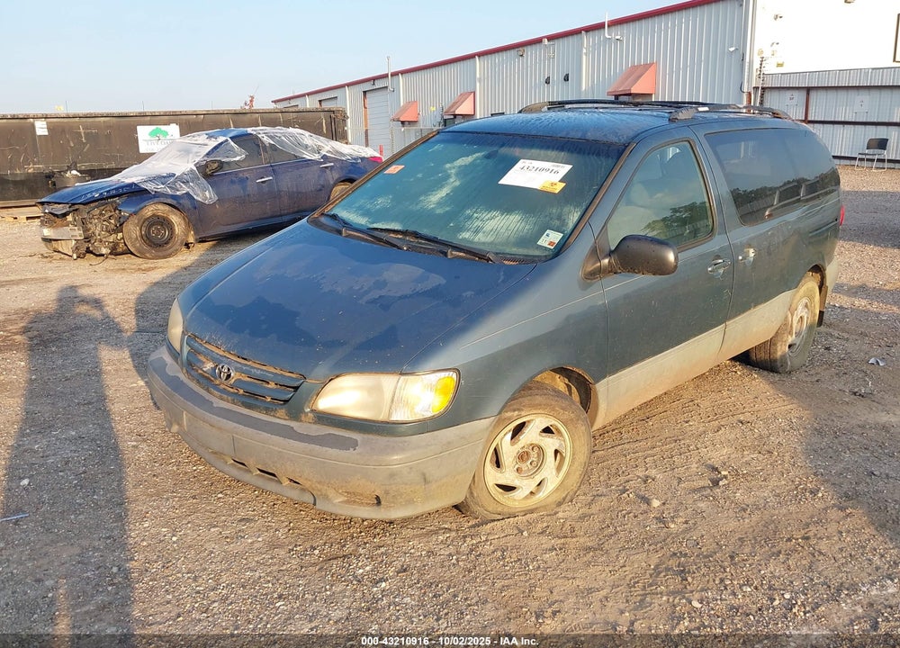 2001 TOYOTA SIENNA LE VIN: 4T3ZF13C91U346059