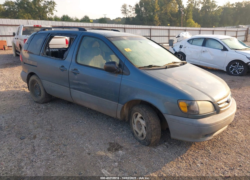 2001 TOYOTA SIENNA LE VIN: 4T3ZF13C91U346059
