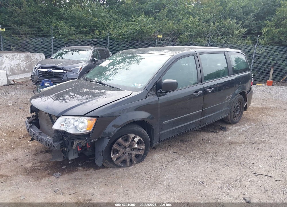 2016 DODGE GRAND CARAVAN AMERICAN VALUE PKG VIN: 2C4RDGBG3GR397010
