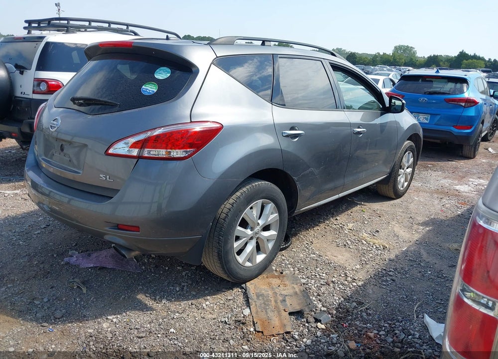 2014 NISSAN MURANO SL VIN: JN8AZ1MU3EW412953