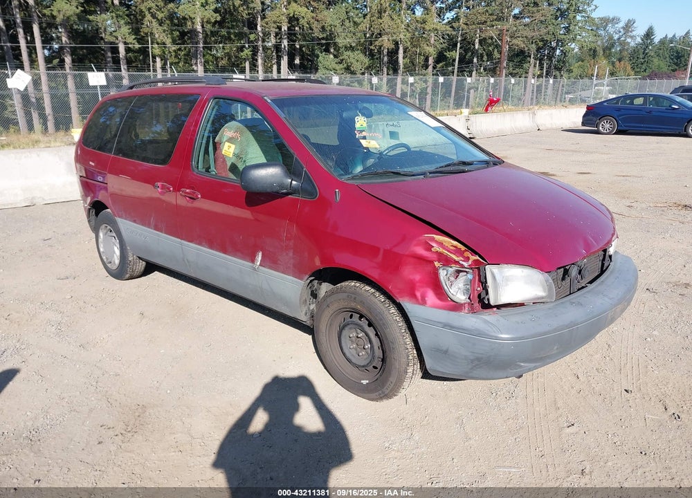 2000 TOYOTA SIENNA LE VIN: 4T3ZF13C7YU228117