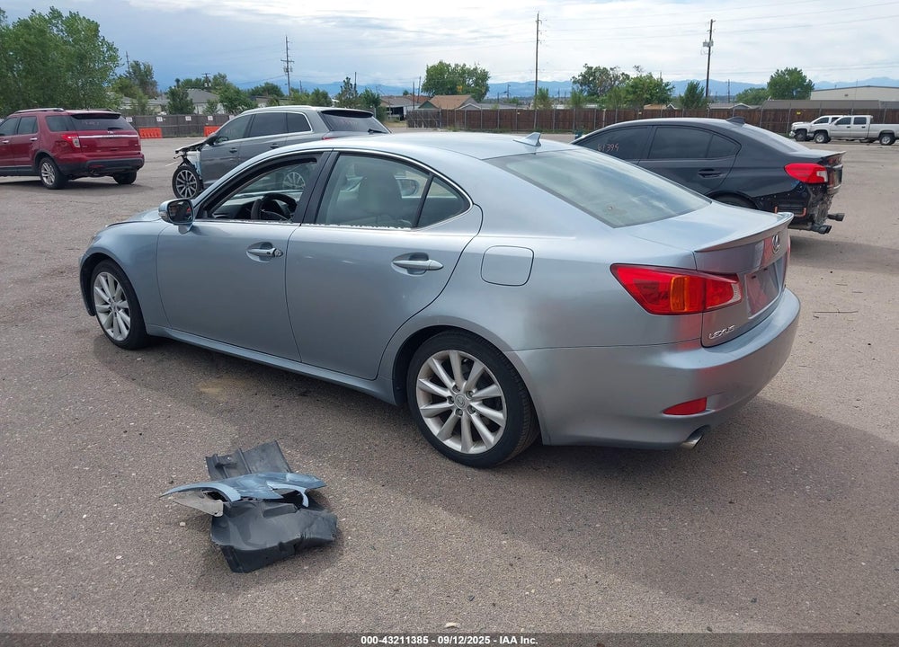 2009 LEXUS IS 250 VIN: JTHCK262995029538