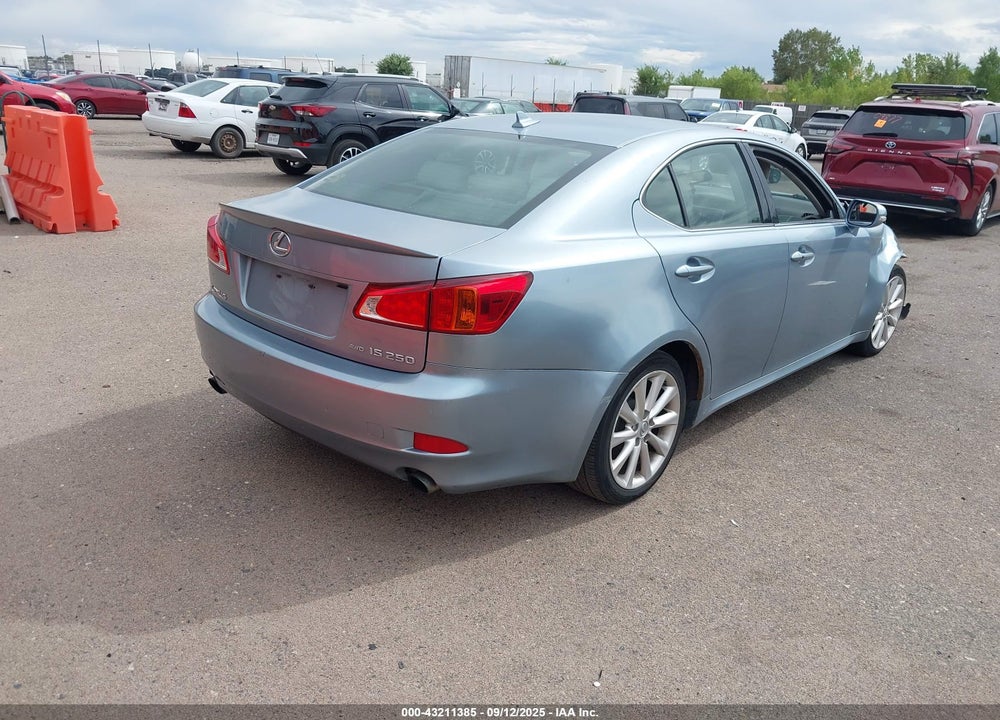 2009 LEXUS IS 250 VIN: JTHCK262995029538