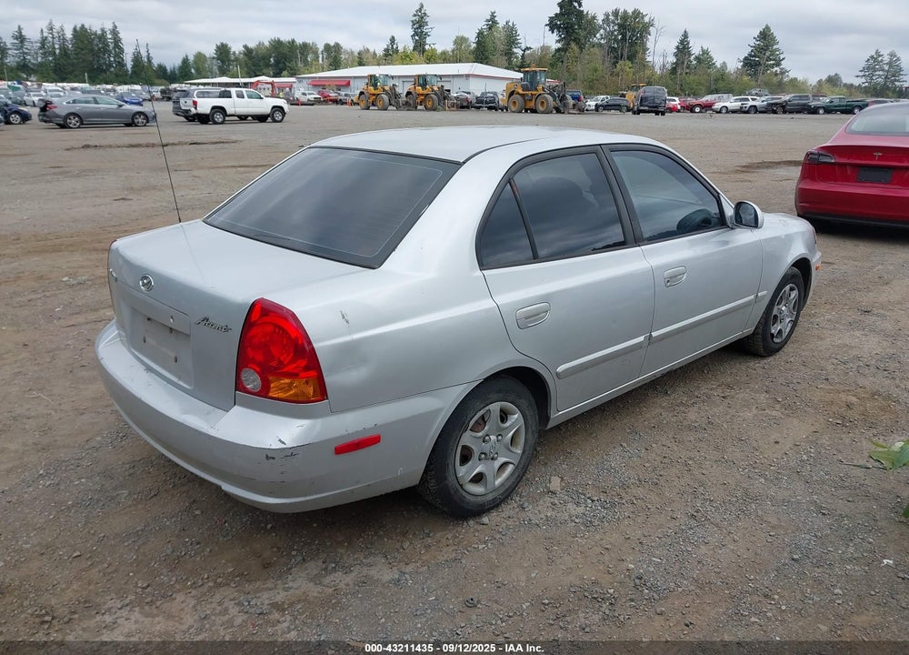 2003 HYUNDAI ACCENT GL VIN: KMHCG45C33U472740