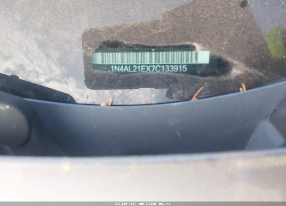 2007 NISSAN ALTIMA 2.5 S VIN: 1N4AL21EX7C133915