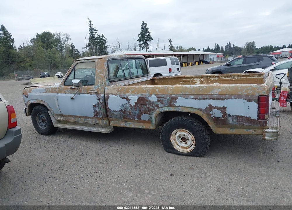 1983 FORD F150 VIN: 1FTEF15Y7DRA21714