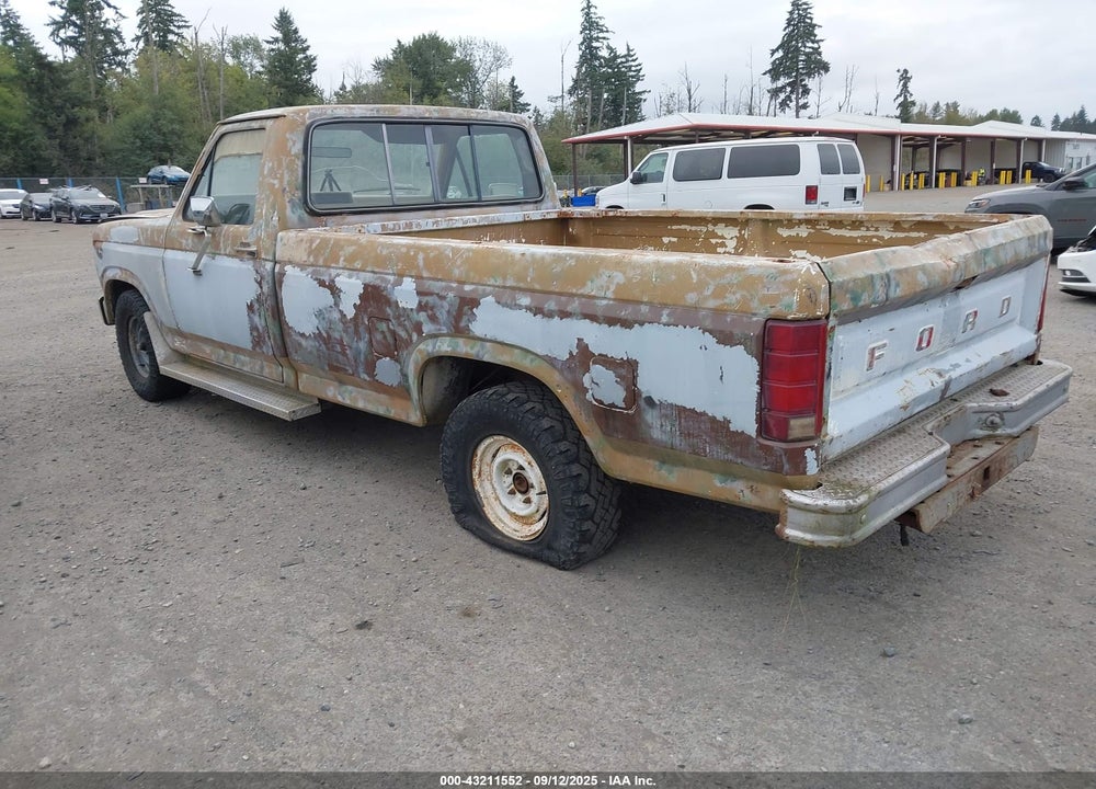 1983 FORD F150 VIN: 1FTEF15Y7DRA21714