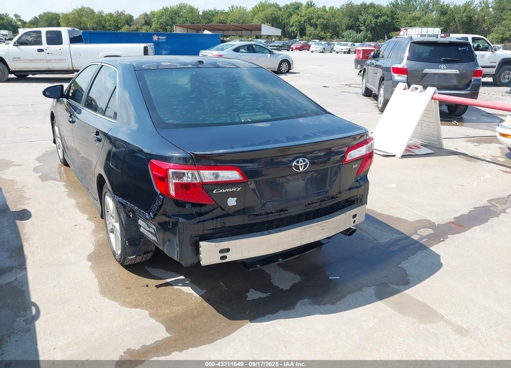 2012 TOYOTA CAMRY SE VIN: 4T1BF1FK6CU537017