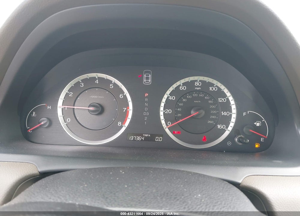 2009 HONDA ACCORD VIN: 1HGCP36769A004934