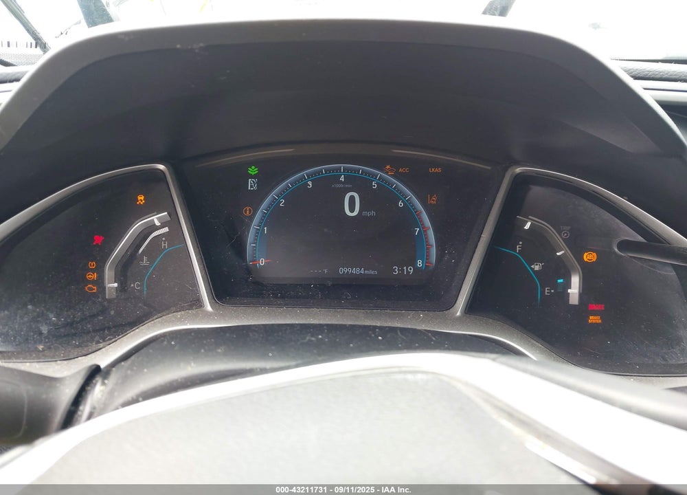 2019 HONDA CIVIC VIN: 19XFC1F35KE214016