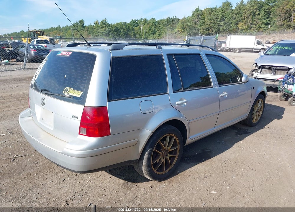 2004 VOLKSWAGEN JETTA GL TDI VIN: WVWRR61J44W187186