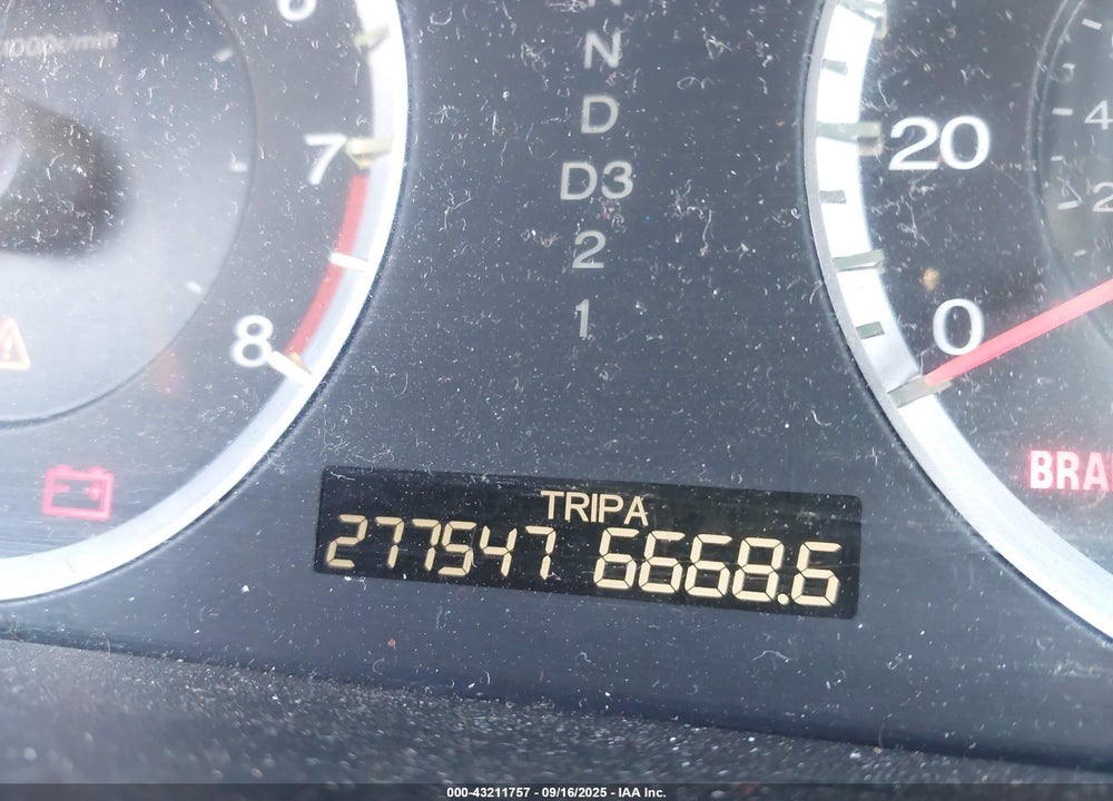 2009 HONDA ACCORD VIN: 1HGCP26849A121351