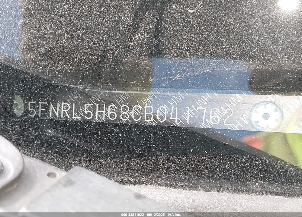 2012 HONDA ODYSSEY VIN: 5FNRL5H68CB041762